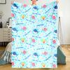 Shark Theme Printed Blanket - Perfect for Couch, Bed, Travel & Outdoor Use | Machine Washable, Cozy & Durable.