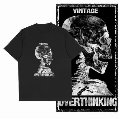 Coolmind ZG045 Cotton Skull Print Exclusive Graphic Unisex T Shirt Big Size O-Neck Men Tshirts Cool Tee Shirt For Men