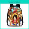 Anime One Piece Cartoon Design Boy Oxford Fabric Backpack  For School Activities