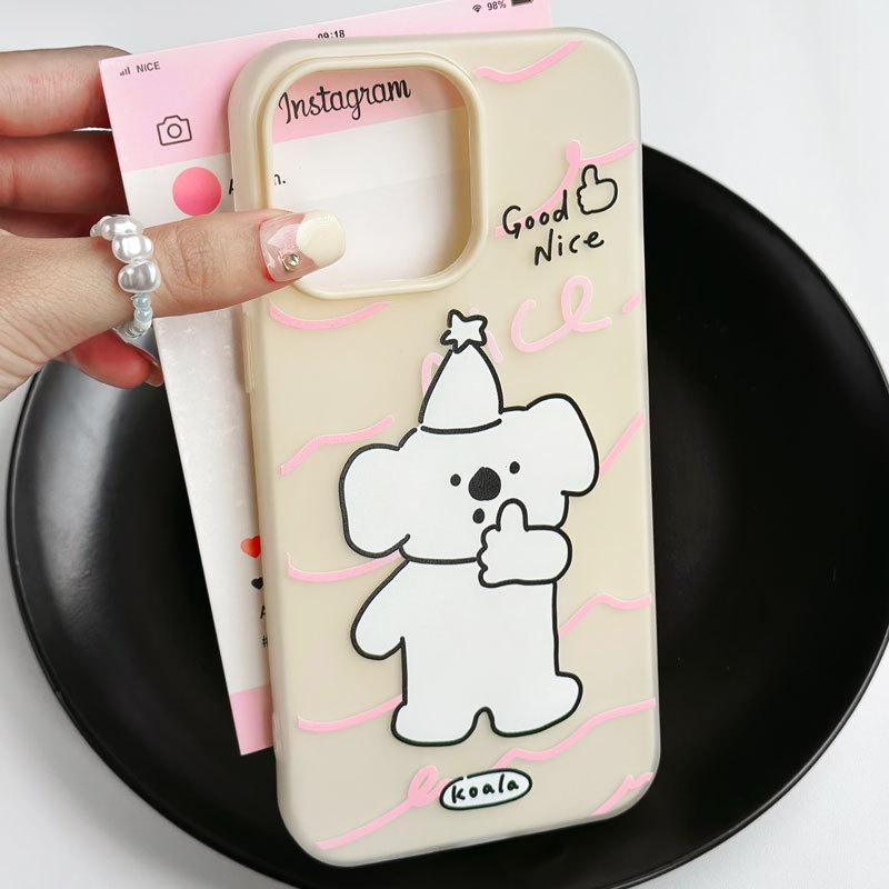 Zhitai Jelly Skin Case for iPhone 12-16 Pro, Cartoon Design, Compatible with iPhone 13 and 14