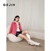 Gejin Women's Long Sleeve Double-Sided Wool Coat