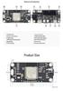 ESP32 Servo Driver Board with UART, WiFi/Bluetooth 5.0 Control for 6-12V Systems.