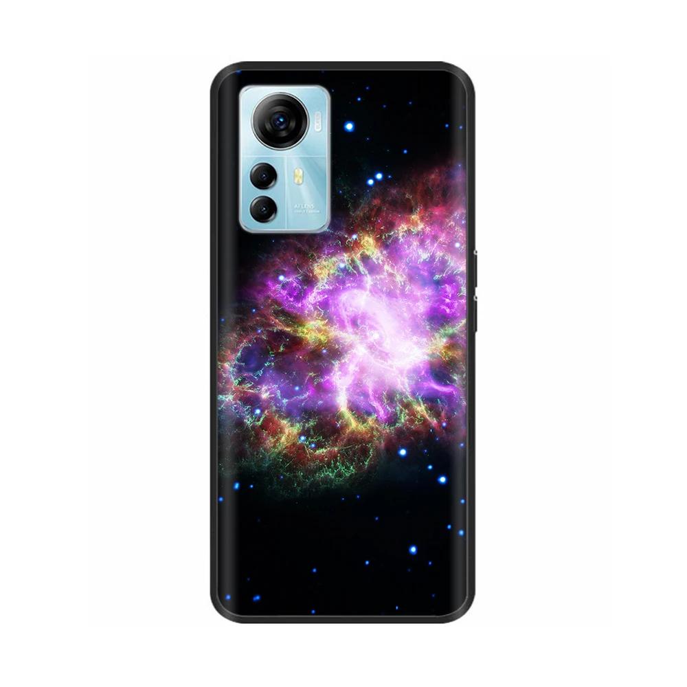 Cute Phone Case For Blade A72s 4G Case Flower Cartoon Painted Soft Silicone Fundas for ZTE Optus X Max A 72s Cover Protective