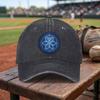 Heilige Geometrie Blume Baseballkappe Gewaschene Baumwolle Verstellbare Kappe Unisex Outdoor Freizeit Sonnenhut