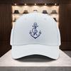 Adjustable Snapback Baseball Cap With Anchor Rope Nautical Design Lightweight Dad Hat Suitable For Men Women Unisex For A