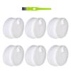 6 Pack Sponge Filter Household Vacuum Part Sponge Vacuum Filter Component Suitable for Household Dirt and Debris