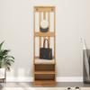 Coat Stand SANDNES 45x40x159.5 Cm Solid Pine Wood