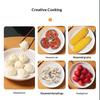 Pp Perforated Steaming Plate High Temperature Resistance Easy Clean For Home Kitchen Steaming Dumplings