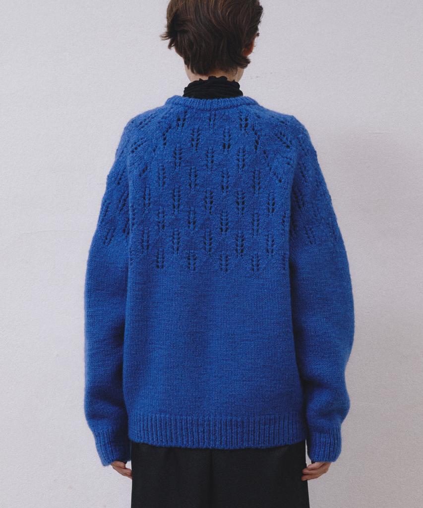 MIDNLOW Covent Wool Sweater(Blue)
