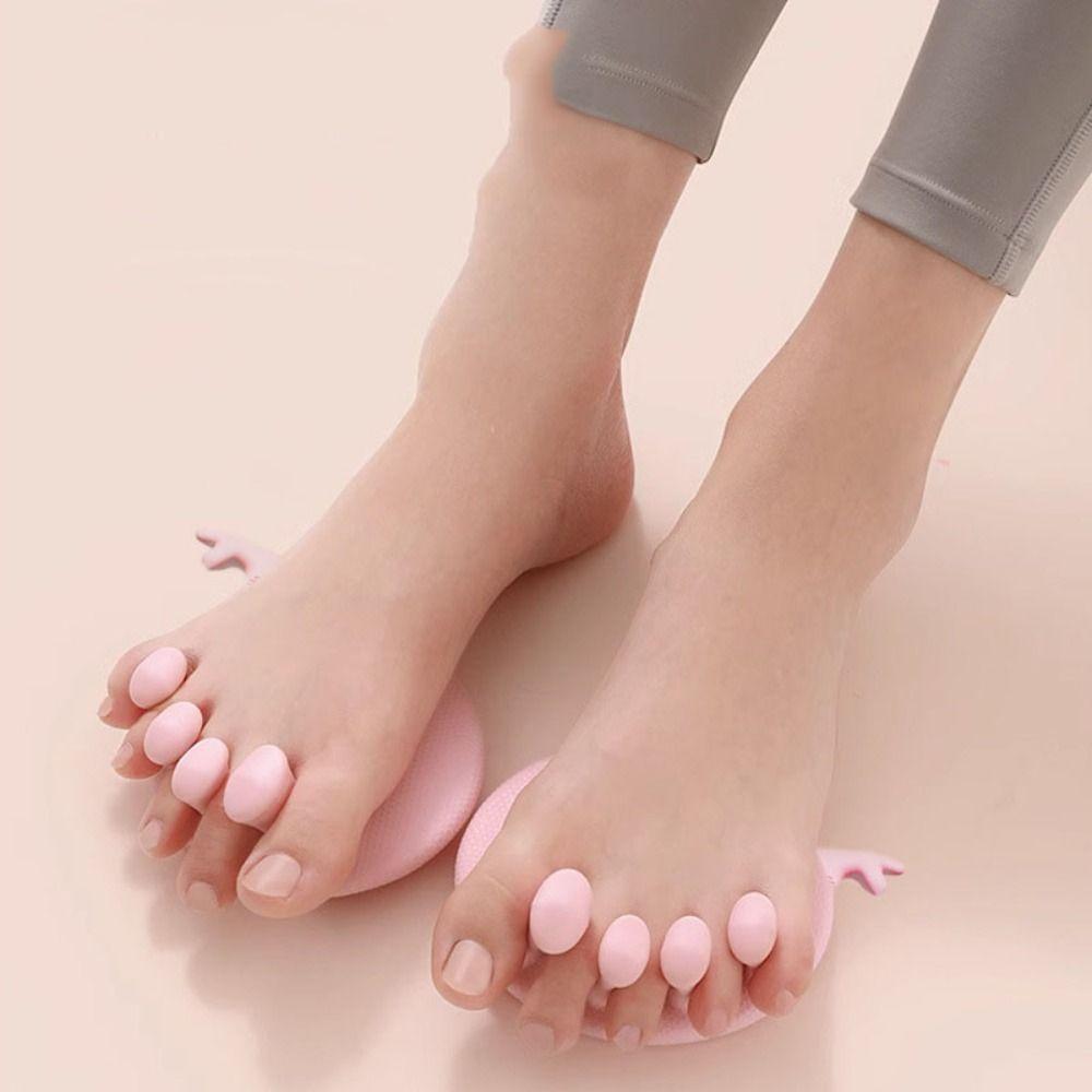 1 Pair Non Slip Toes Separators Soft Overlapping Toes Corrector Foot Arch Trainer  Fitness