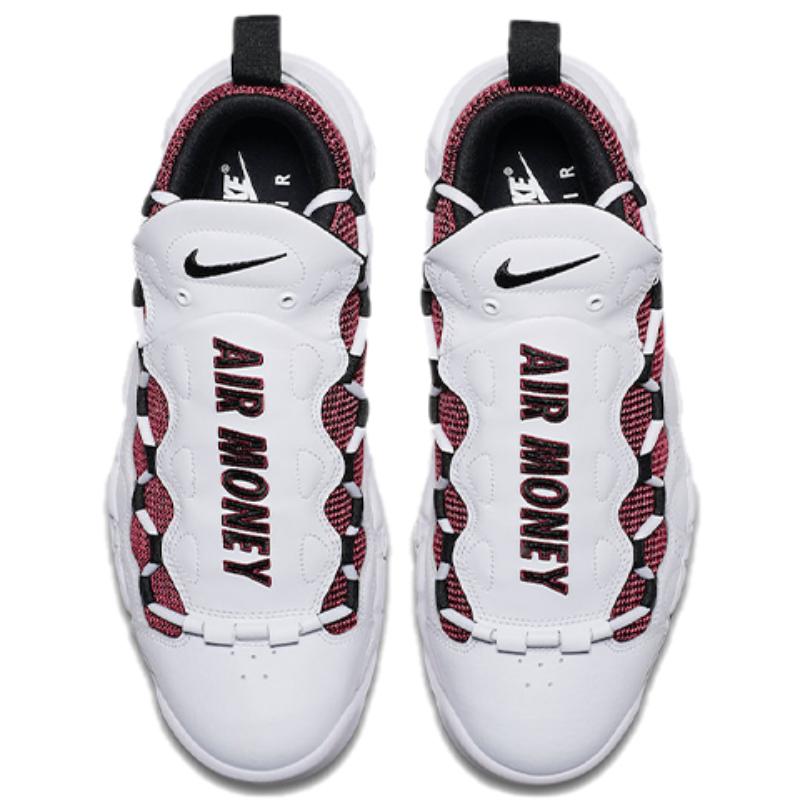 Nike Air More Money White Black Team Red Vintage Basketball AJ2998-100