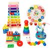 Children'S Early Education: Hand-Played Eight-Tone Zither For Kindergarten Kids, Four Sets Of Pillars, 3-Year-Old Educational Toys