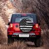 15" Spare Tire Covers For Tire,USA Flag Trailer Spare Tire Cover For All-Around Protection,Universal Spare Tire Covers For Trailers Fits Cars SUVs