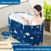 Large Folding Bathtub for Adults and Children - Thickened, Full-Body Bathing Tub