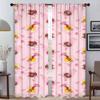 Elegant Room Curtains for Living Room L-LINE Partition Home Interior Curtains 2 Pieces Halloween Decoration Window Curtain Child