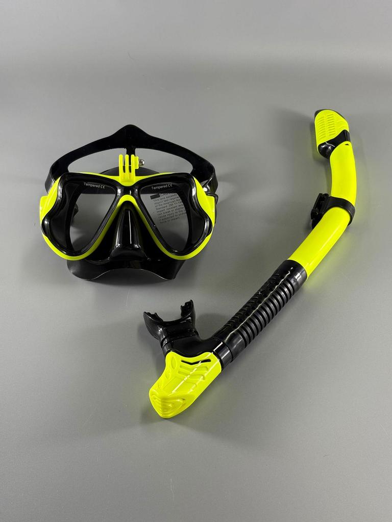 Full-Dry Adult Diving Mask & Snorkel Set