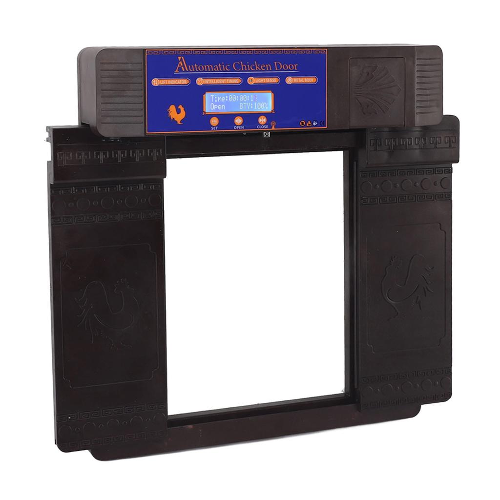 Automatický otvírač dvířek kurníku Chytré duální otevírání Dálkové ovládání Elektrická dvířka pro kuřata 100?240V