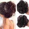 Synthetic Hair Bun Hair Clips Natural Fluffy Curly Hairpiece Hair For Women Ponytail Hair Increase Lifelike Styling Tool