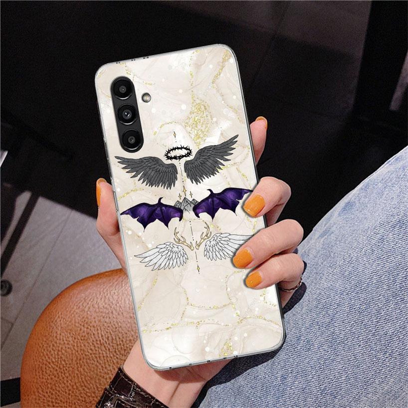 F-Fourth W-Wing Dragon Phone Case For Samsung Galaxy A17 A16 A15 A14 A13 A57 A56 A55 A54 A53 A37 A36 A35 A34 A33 A26 A25 A24 A23