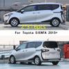 Car TPU/Glossy Mirror Pillar Post Cover For Toyota SIENTA 2015+ Door Trim Window Molding Stickers Plate Accessories Decoration