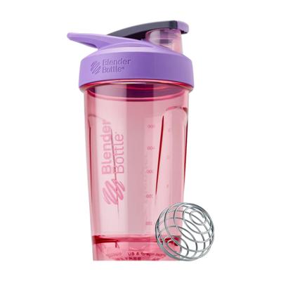 Strada Tritan Drukknop Shaker Fles Lila & Paars, 24 oz