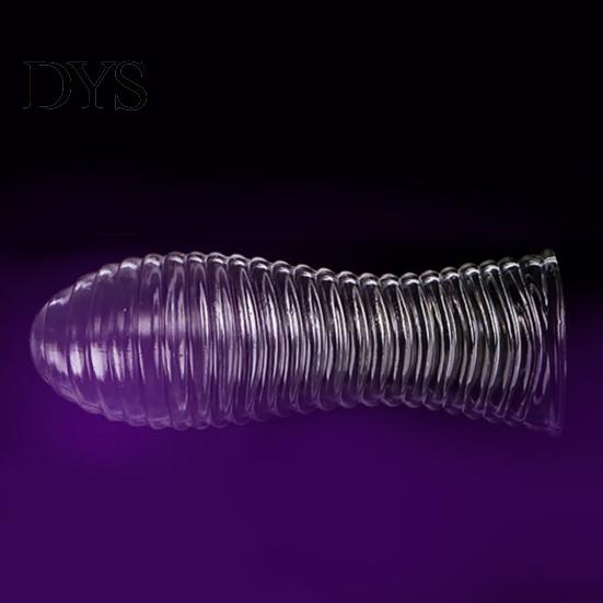 Penis Sleeve Sex Toy Clear Reusable Condom Extension Increase Delay Ejaculation Male for Home