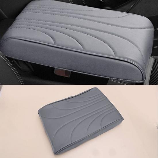 PU Leather Car Center Console Armrest Box Pad Cushion Cover Mat Universal top