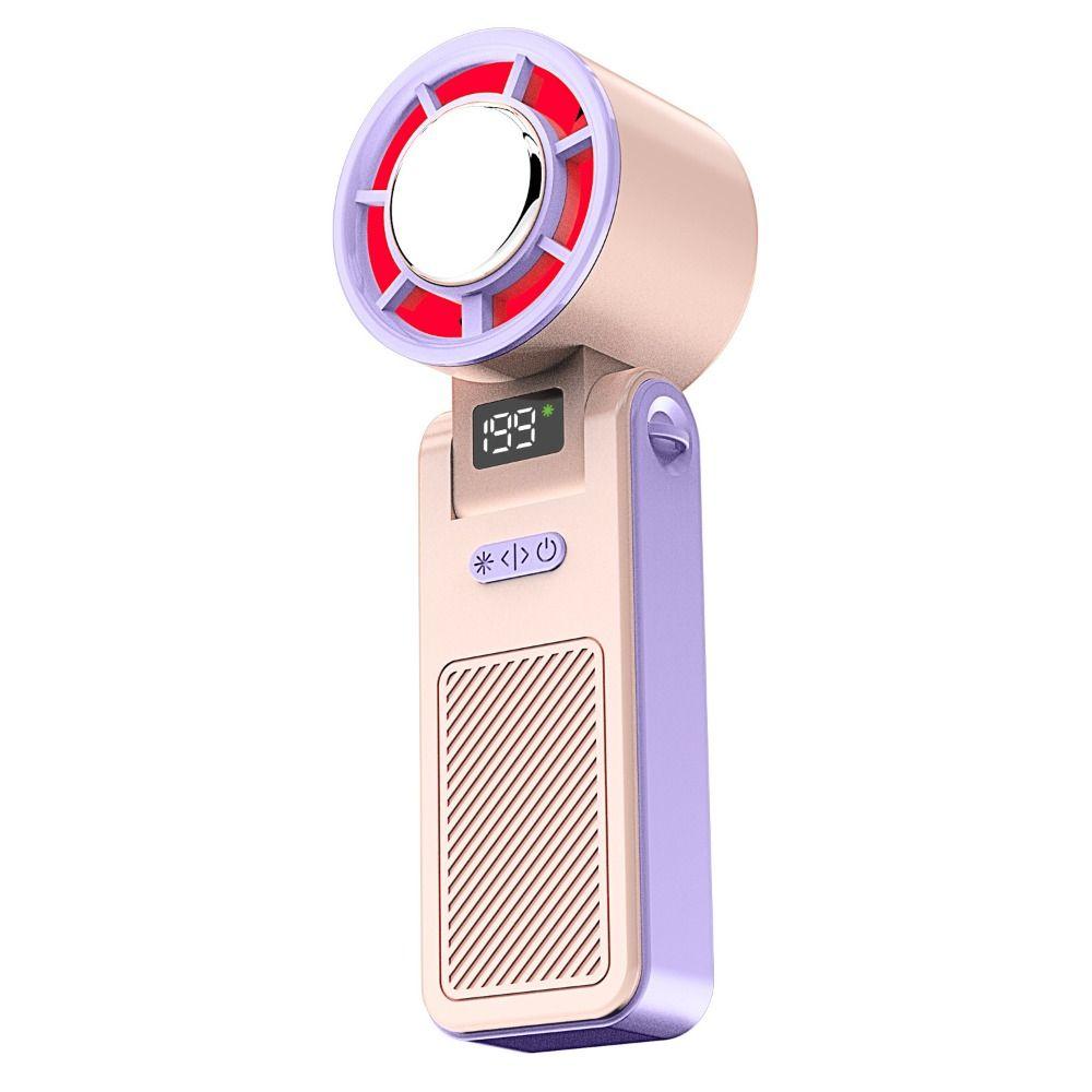 Ice Compress Cool Refrigeration Electric Fan Foldable Personal Cooling Fan Pocket Turbo Fan  Summer