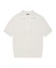 FALLETT Curly Collar Knit Ivory