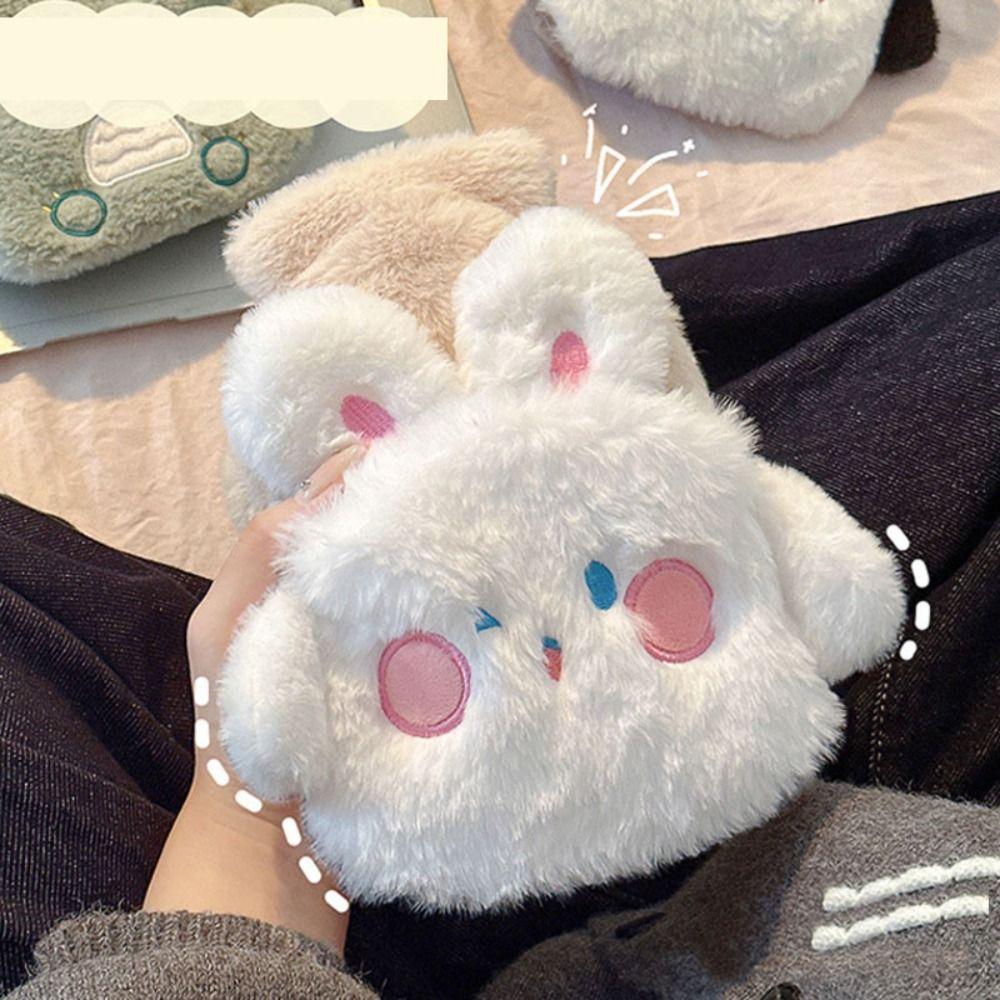 Cute Plush Hot Water Bag Cartoon Hand Warmer Warmth Hot Water Bottle  Girls
