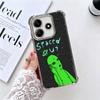 Funny Space UFO Alien Thing Soft Phone Case For Xiaomi Redmi Note 14 15 Pro Plus 13 12 11S 11T 5G 10 9S 9 Plating Anti-Fall Fund
