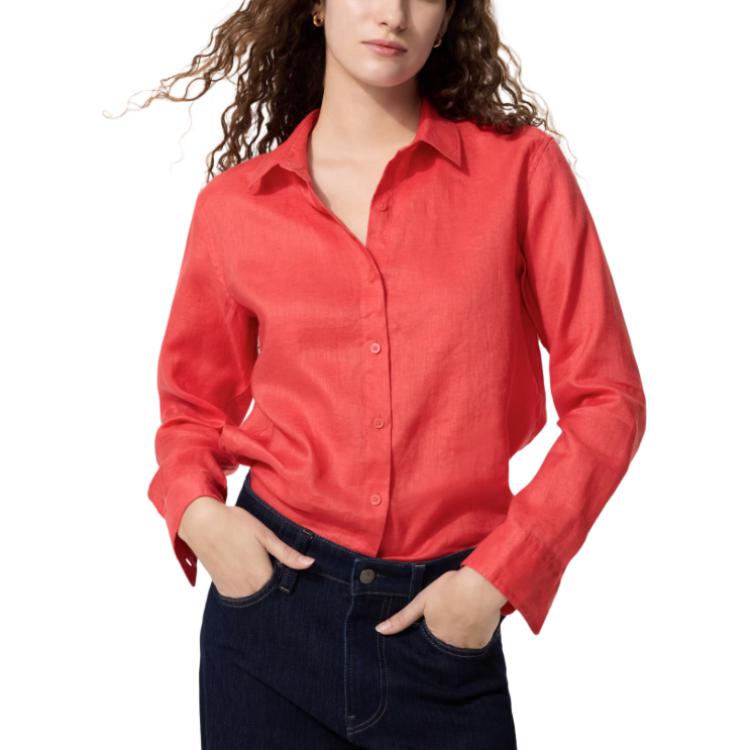 UNIQLO Single-Breasted Loose Long Sleeve Solid