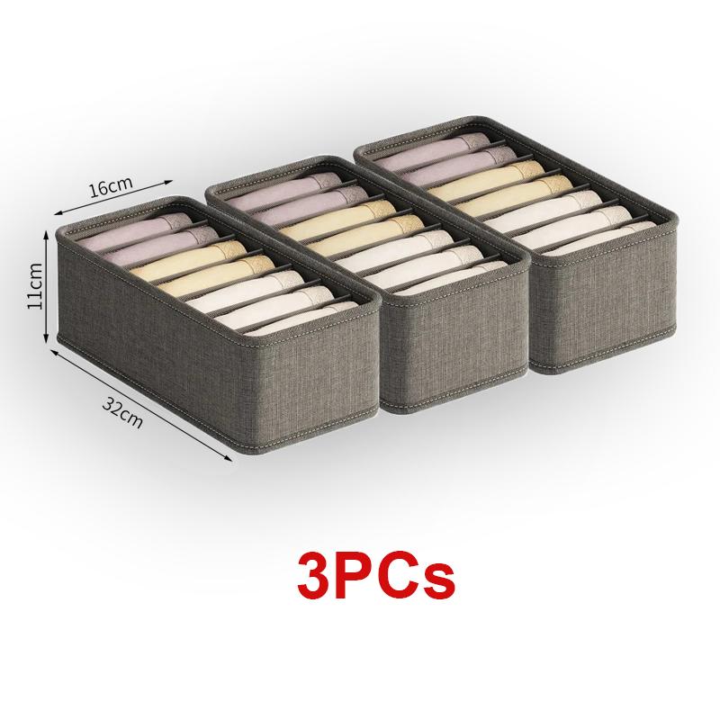 20/6/7/1 Fächer Kation PP Socken BH Hosen Schlichtheit Organizer für Schränke und Schubladen Heim Sortierboxen Aufbewahrungs-Organizer-Box