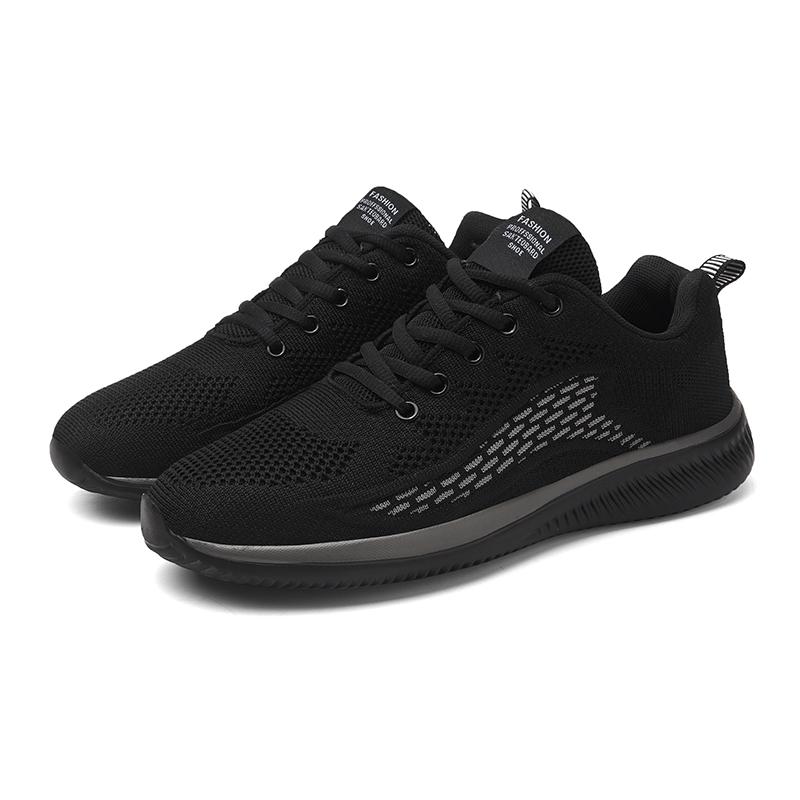 New Summer Mesh Men'S Casual Shoes Fashion Outdoor Men Walking Sneakers Lightweight Breathable Shoes Lace-Up Men'S Flats Shoes