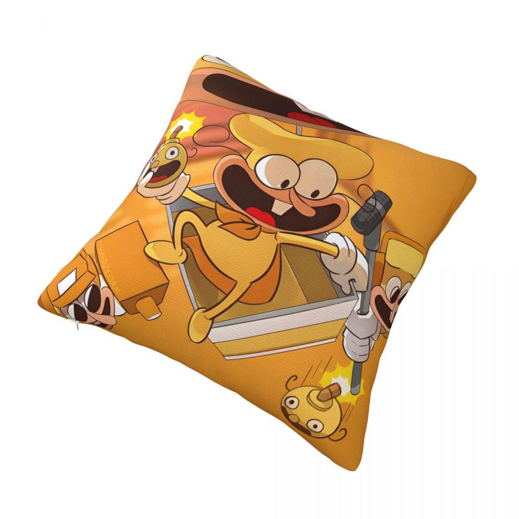 Almofadas para Amantes do Jogo Pizza Tower Capas de Almofada Estampadas Merch Capa de Almofada Capas de Almofada Decoração de Sofá Quadrado Multi Tamanho