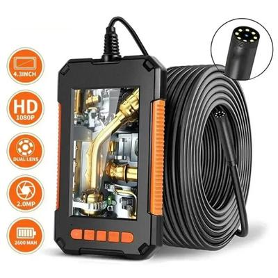 Industrial Endoscope Camera 1080P 4.3 "Single Lens HD1080P Car Inspection Borescope IP68 Waterproof Sewer Camera With HD LED