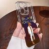 B-BoJack Cartoon Horseman Transparent TPU Case For IPhone 17 16 15 14 13 12 11 Pro Max Plus Mini Soft Shell