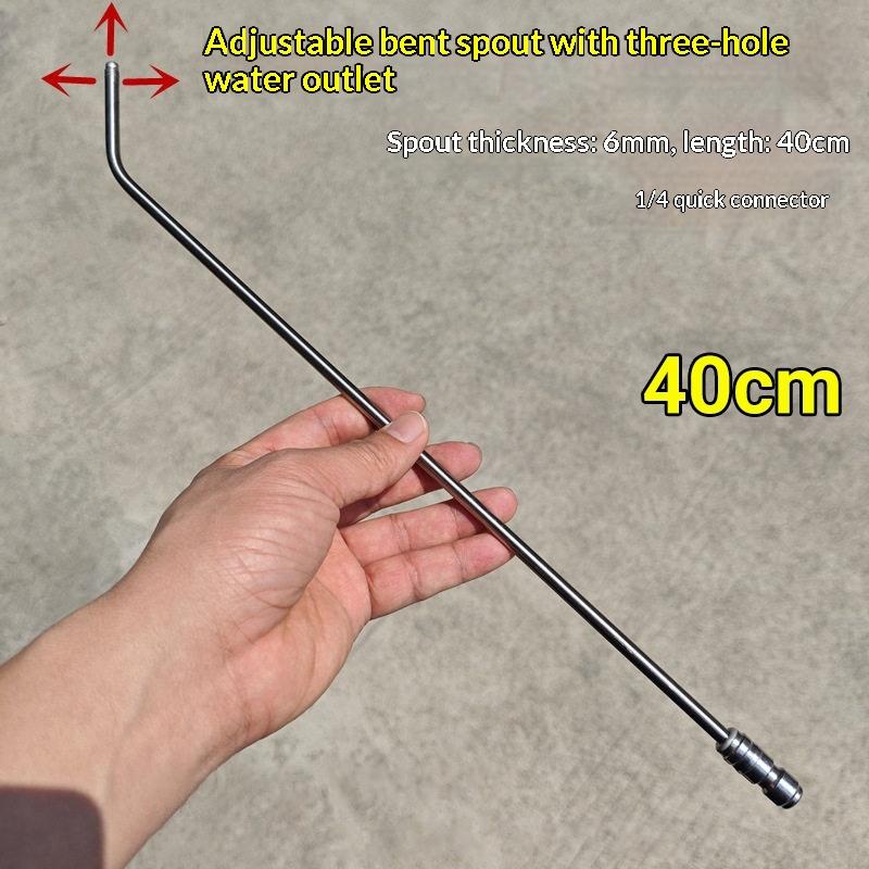 1Pc Stainless Steel High Pressure Cleaning Needle Nozzle 1/4" Quick Connect For Deep Cleaning Ac Water Heater Cleaning