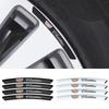 4pcs/set Car Wheel Tire Rims Stickers for Cadillac Escalade ATS BLS CTS CT4 CT5 CT6 EXT STS SLS SLR SRX XLR Auto Accessories