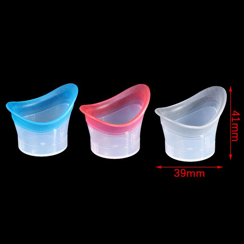 2Pcs Silicone Eye Wash Cup Resuable Eyewash Cup Soft Eye Bath Cup With Box