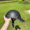 Fahrrad-Elektrofahrzeug-Baseballhelm, Motorrad-Halbhelm für Erwachsene, Sommer-Motorradhelme, Elektrofahrzeughelm, Sonnenschutz und Regenschutz