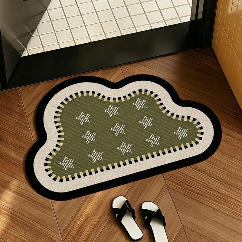 Bathroom Diatom Mud Mat Non Slip Absorbent Customizable Shower Floor Rug Home Use