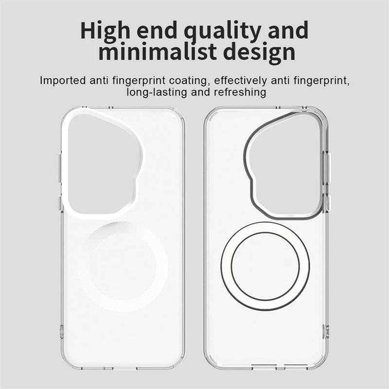 Für Huawei Pura 70 Ultra Hülle Cover Pura 70 Ultra Capa Ringförmiges Laden Matt Klar Magnetisch Kabellos Funda Huawei Pura 70 Ultra