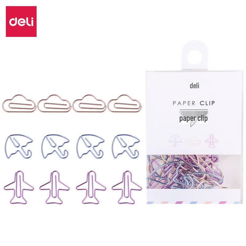 Deli Cute Shaped Paperclips