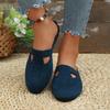 Fashion Women's Shoes Casual Sneaker Soft Sole Lightweight Slip on Casual Shoes Half Drag Daily Comfy Mules Women's Summer Shoes