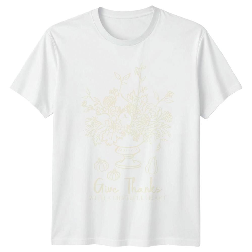 Give Thanks With A Grateful Unisexs TShirt Gratitude Thanksgiving Gift For Her S