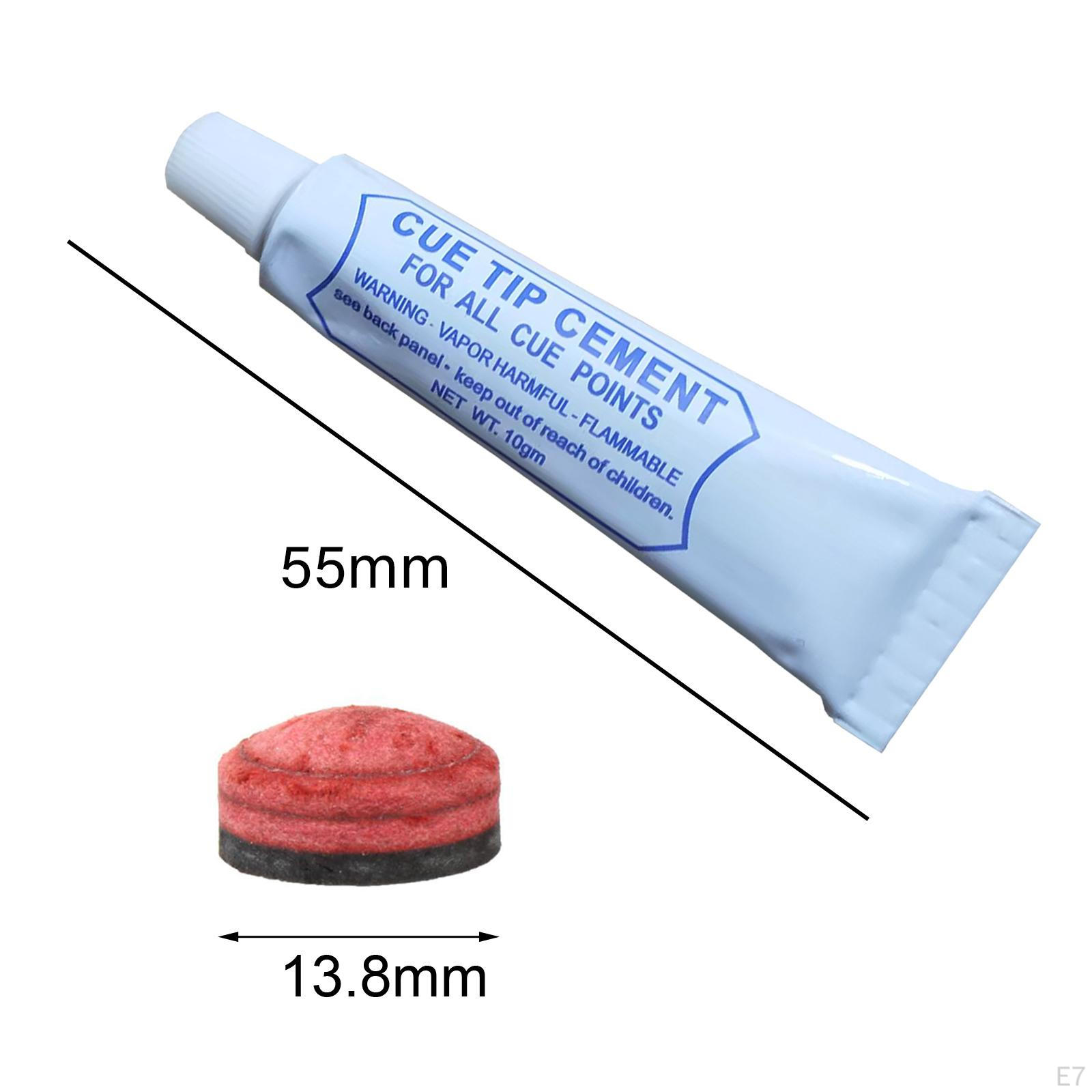 Наконечник кия для бильярдного пула с цементом Легко наносится Быстросохнущая замена 11mm — фото 8