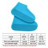 Waterproof Rain Shoes Covers Silicone Non-slip Wear-resistant Outdoor Adult Children Boots Portable Elastic Reusable