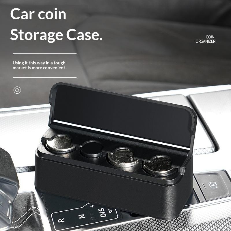 Car Coin Small Storage Home Dual Purpose Change Box Creative Coins Purse Euro Dispenser Holder Case Wallet Holders Money Boxes