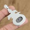 Geburtstagsgeschenk für sie Natur-Kokos-Jaspis-Edelstein-Anhänger 925 Silber